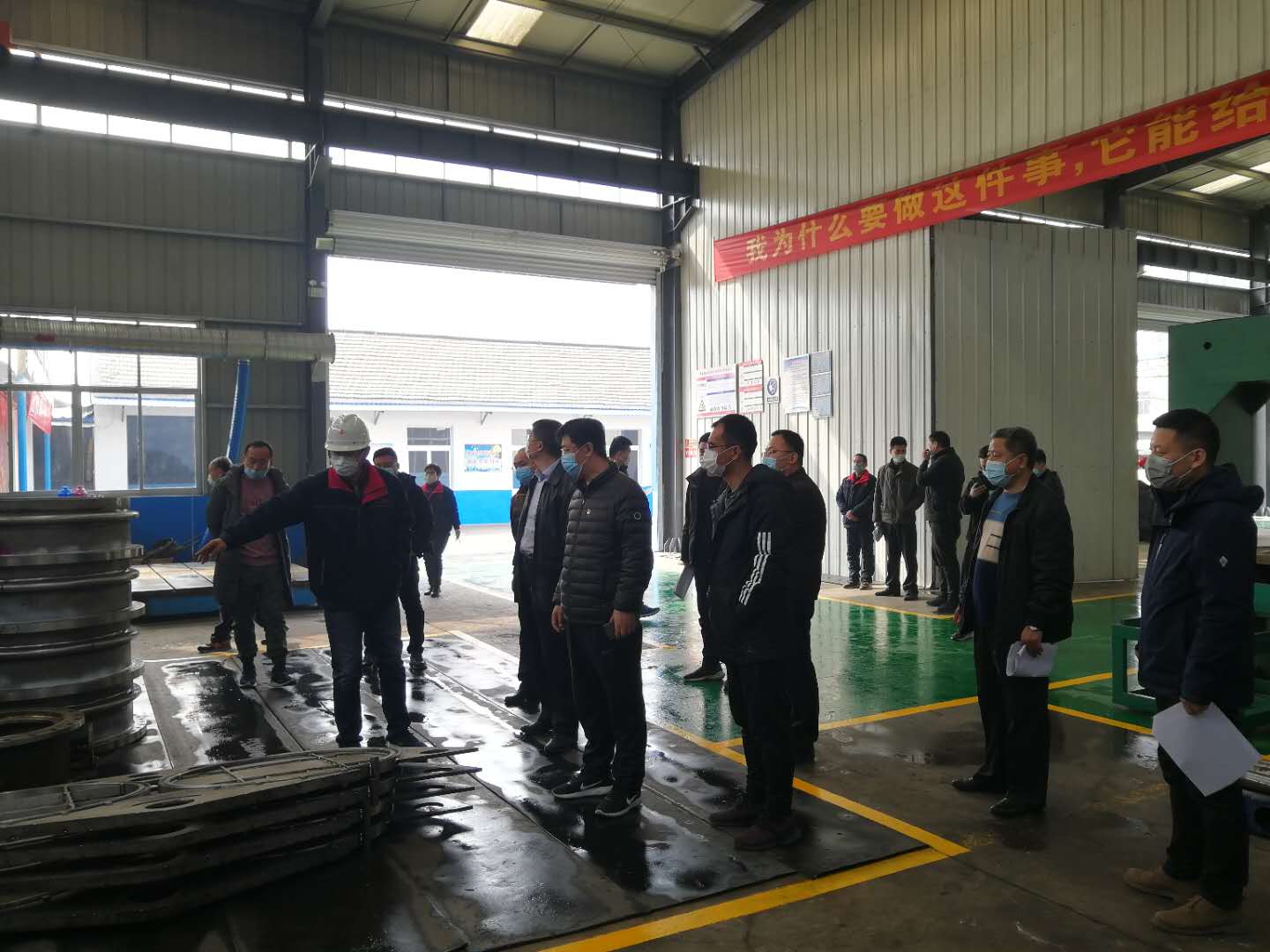 偉恒閥門(mén)接受揚(yáng)塵污染防治檢查